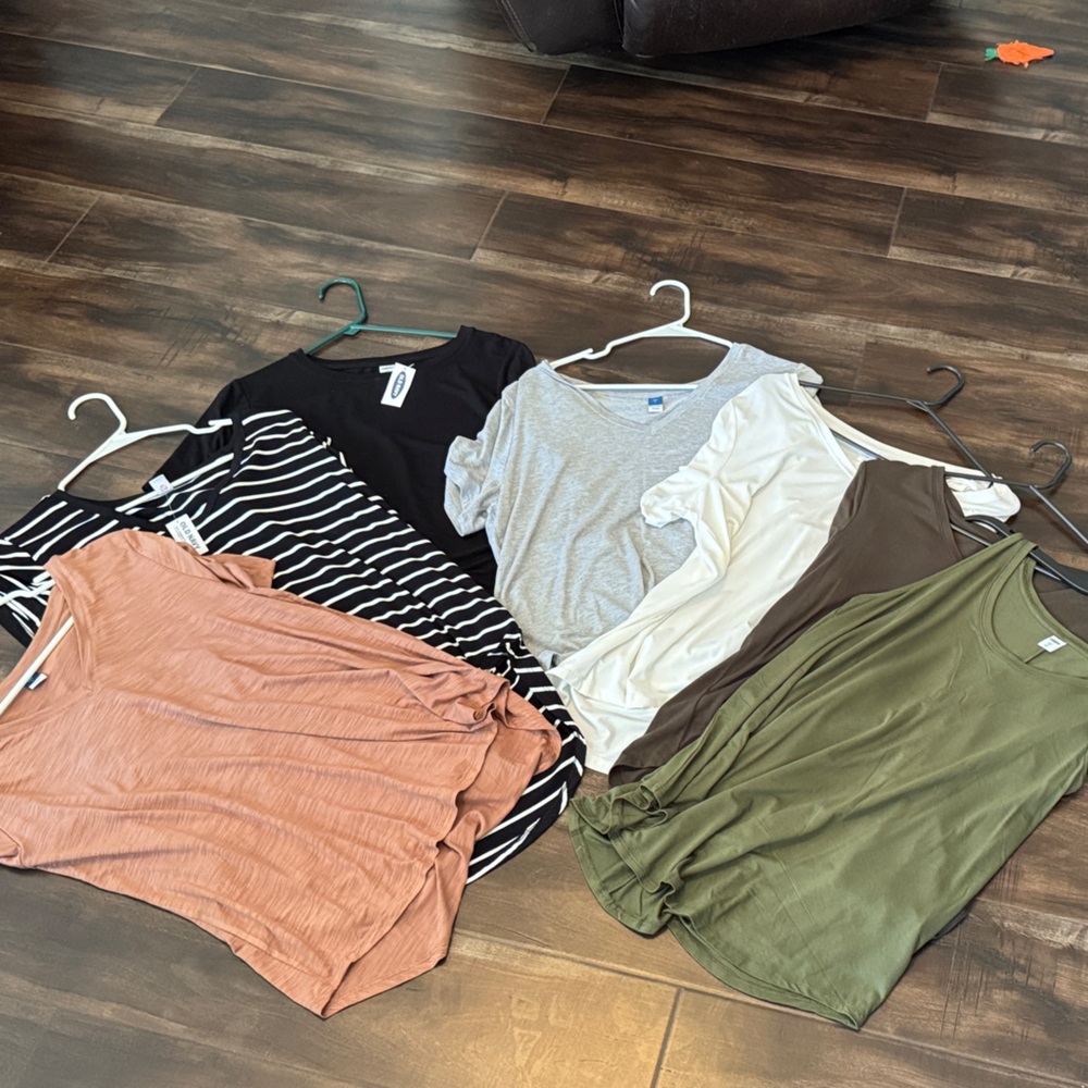 Old Navy Luxe tees and one tank